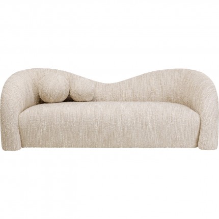 Sofa Livia Melange 2-Seater cream Kare Design