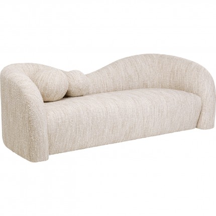 Sofa Livia Melange 2-Zits creme Kare Design