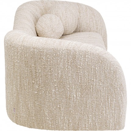 Sofa Livia Melange 2-Zits creme Kare Design