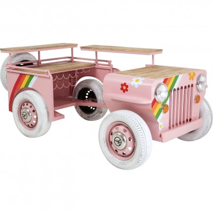 Bar Flower Power roze auto Kare Design