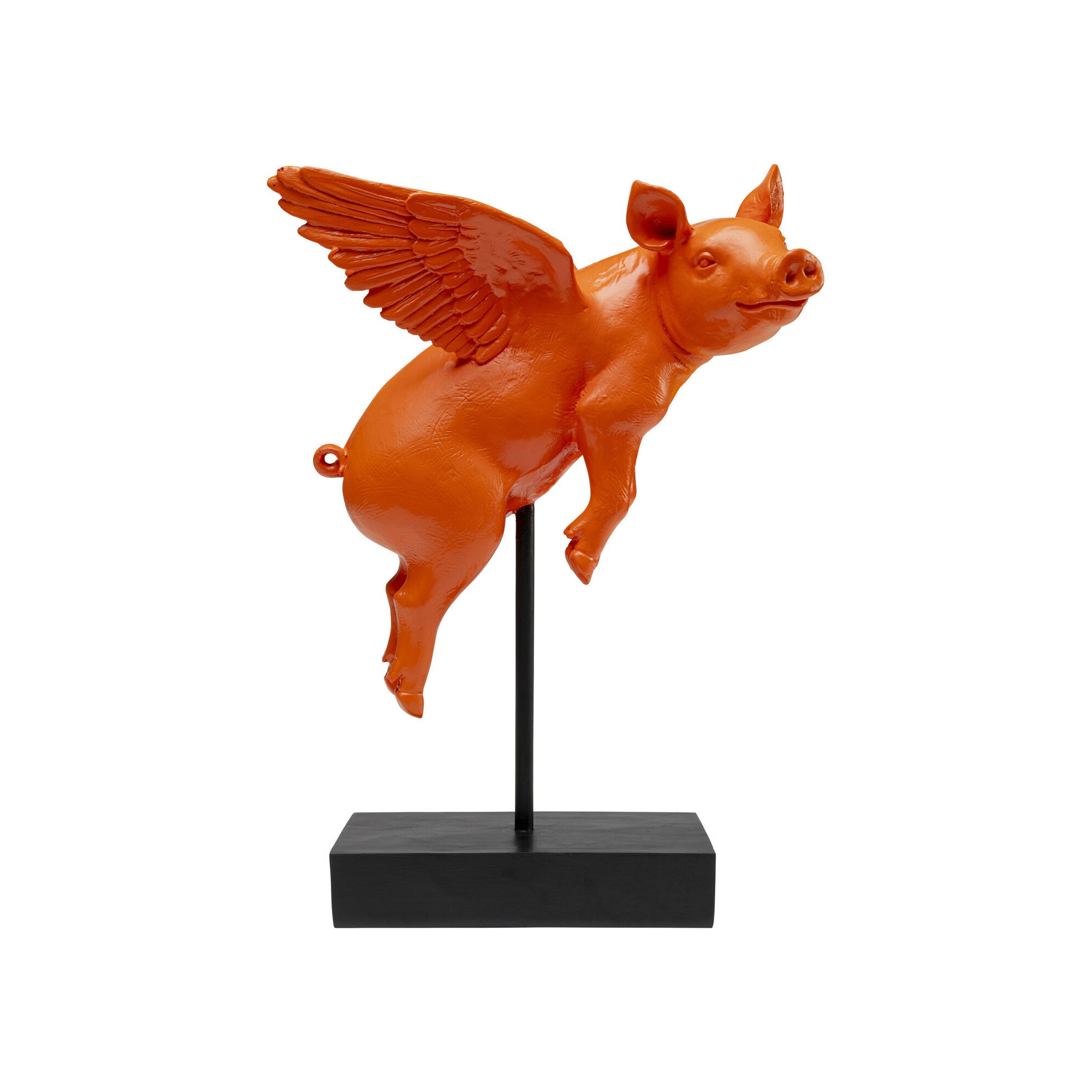 Figurine décorative Flying Pig Orange 29cm