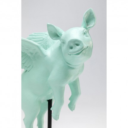 Deco flying pig green Kare Design