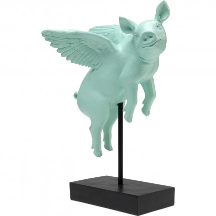 Deco flying pig green Kare Design