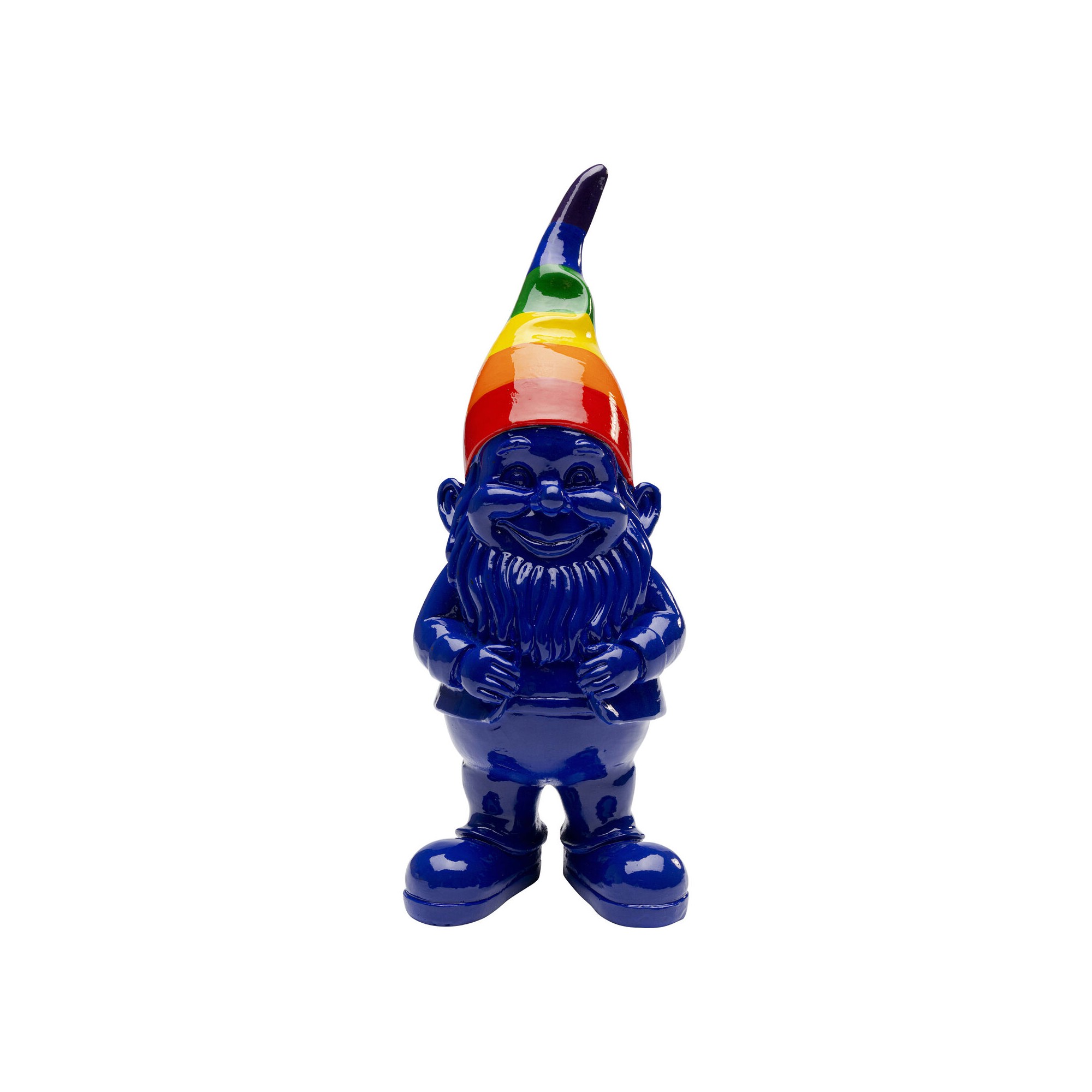 Figurine décorative Gnome Standing Rainbow bleu 21