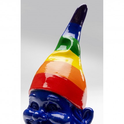 Deco gnome blue rainbow 21cm Kare Design