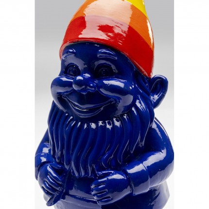 Deco gnome blue rainbow 21cm Kare Design