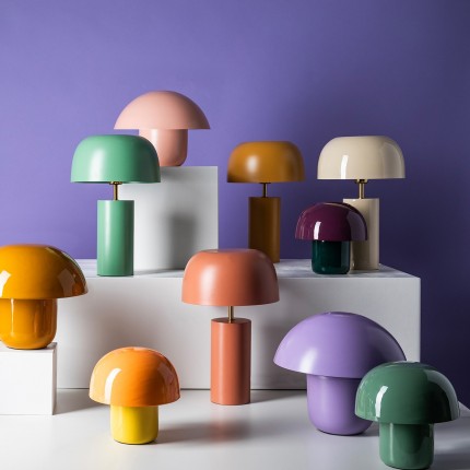 Table Lamp Mushroom 27cm purple Kare Design