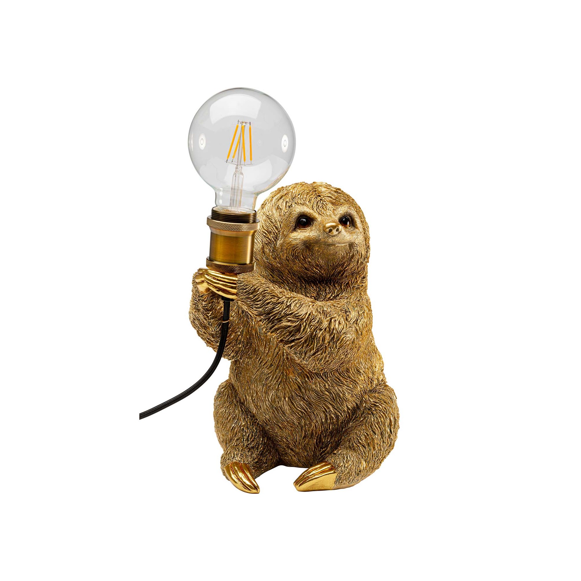 Table Lamp gold sloth Kare Design