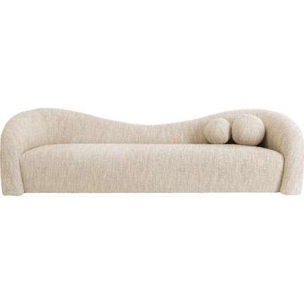 Sofa Livia Melange 3-Zits creme Kare Design