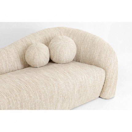 Sofa Livia Melange 3-Zits creme Kare Design