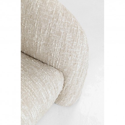 Sofa Livia Melange 3-Zits creme Kare Design