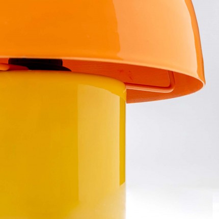 Table Lamp Mushroom Duo 20cm orange and yellow Kare Design