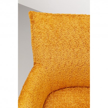 Chair with armrests Selma orange Kare Design