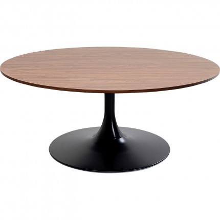 Coffee Table Schickeria 110cm walnut and black Kare Design