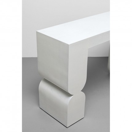 Console Curve 120x38cm white Kare Design