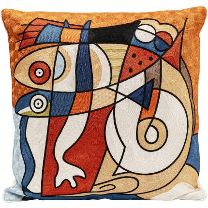 Cushion Art Line Shapes Kare Design