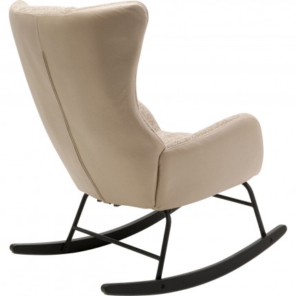 Rocking Chair Romeo beige Kare Design