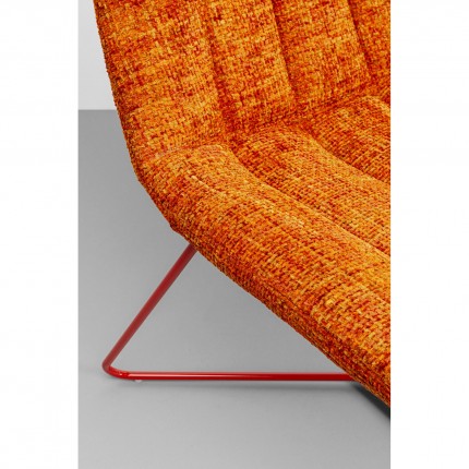 Armchair Ally orange Kare Design