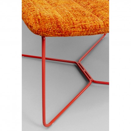 Armchair Ally orange Kare Design