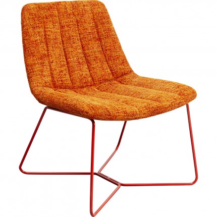 Armchair Ally orange Kare Design