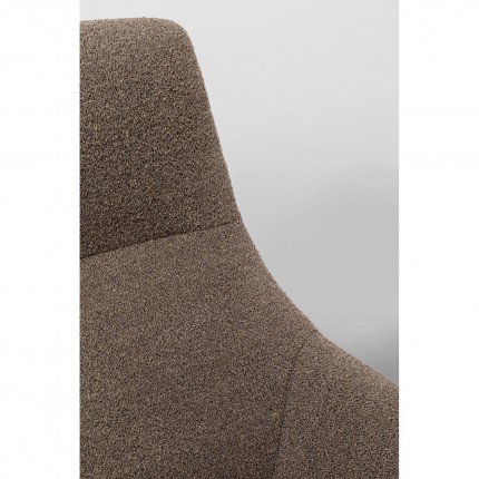 Draaifauteuil Mimi bruin Kare Design