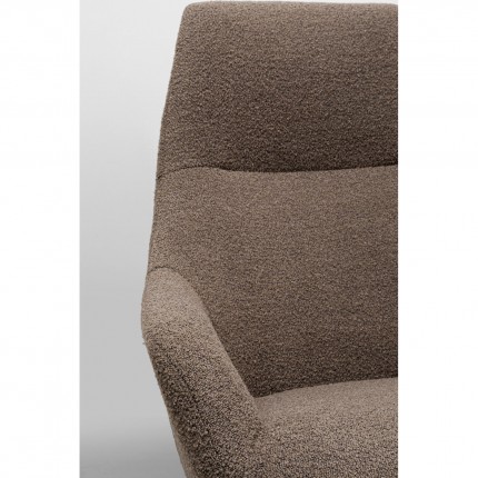 Draaifauteuil Mimi bruin Kare Design