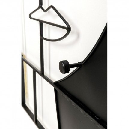 Wall Coat Rack Art Face woman 90x61cm Kare Design