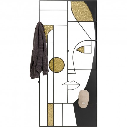 Wand Kapstok Art Face vrouw 200x91cm Kare Design