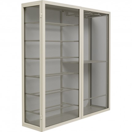 Wall Wine Shelf Porto 80x75cm beige Kare Design