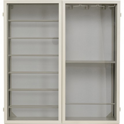 Wall Wine Shelf Porto 80x75cm beige Kare Design