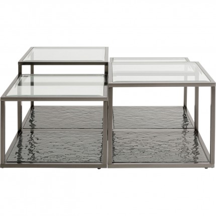 Coffee table Orion graphite (4/set) Kare Design