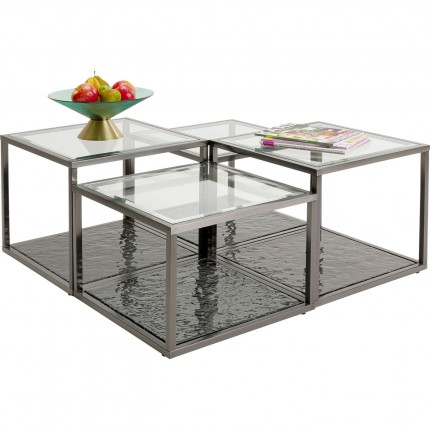 Coffee table Orion graphite (4/set) Kare Design