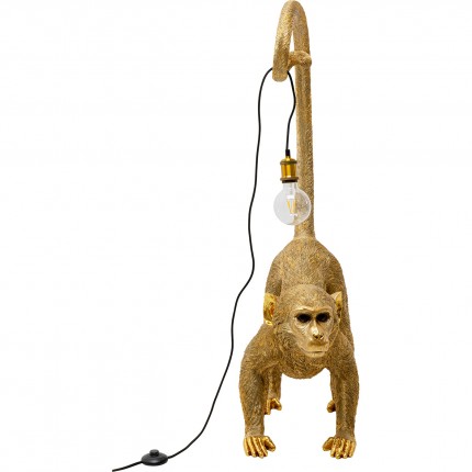 Floor Lamp monkey 120cm gold Kare Design