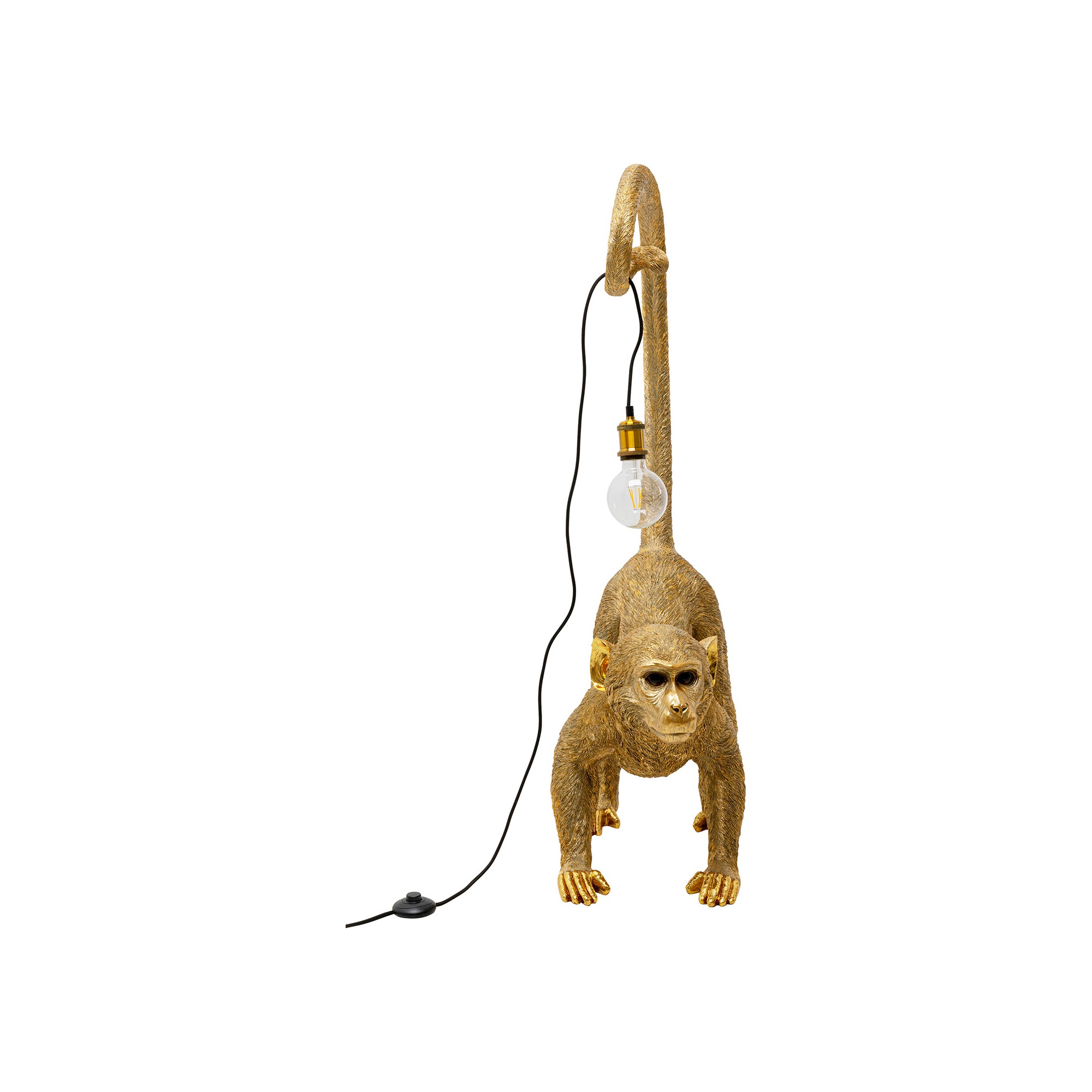 Floor Lamp monkey 120cm gold Kare Design