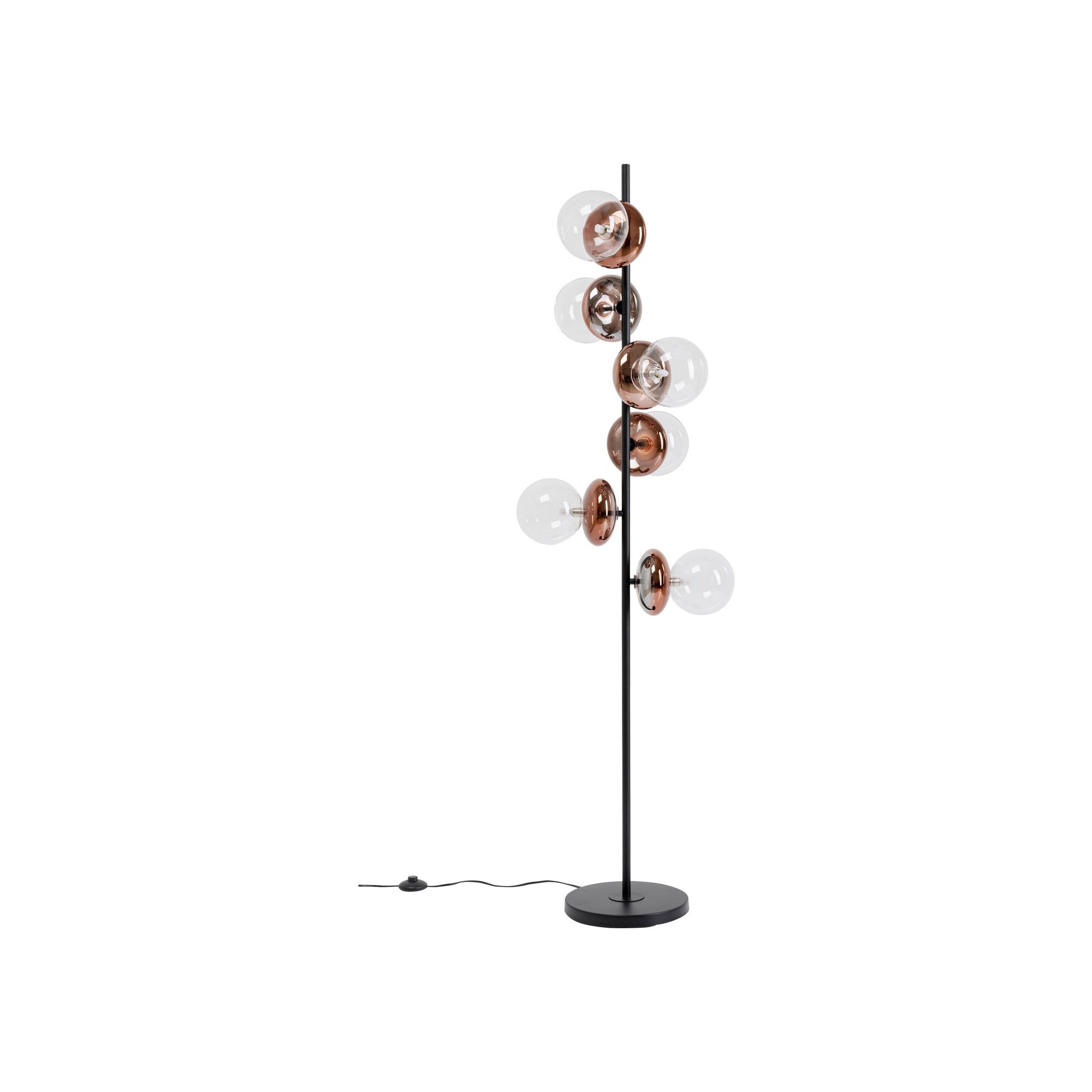 Floor Lamp Double Bubble 165cm copper Kare Design