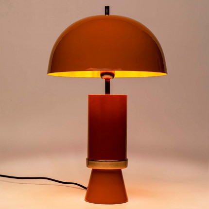 Table Lamp Josy yellow and brown Kare Design