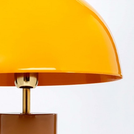 Table Lamp Josy yellow and brown Kare Design