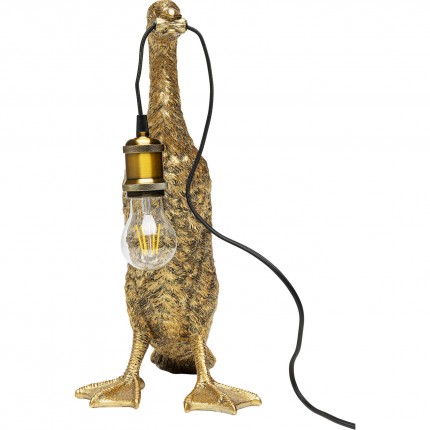 Table Lamp duck gold Kare Design