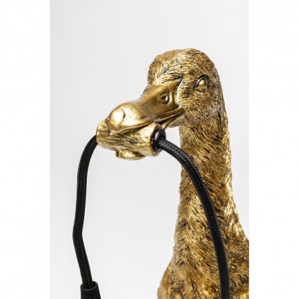 Table Lamp duck gold Kare Design