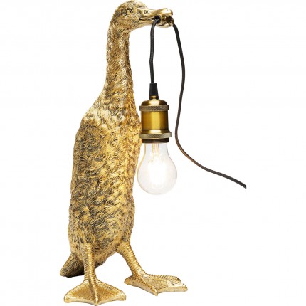 Table Lamp duck gold Kare Design