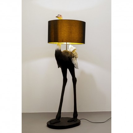 Vloerlamp struisvogel 147cm Kare Design