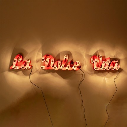 Wall Lamp La Dolce Vita red Kare Design