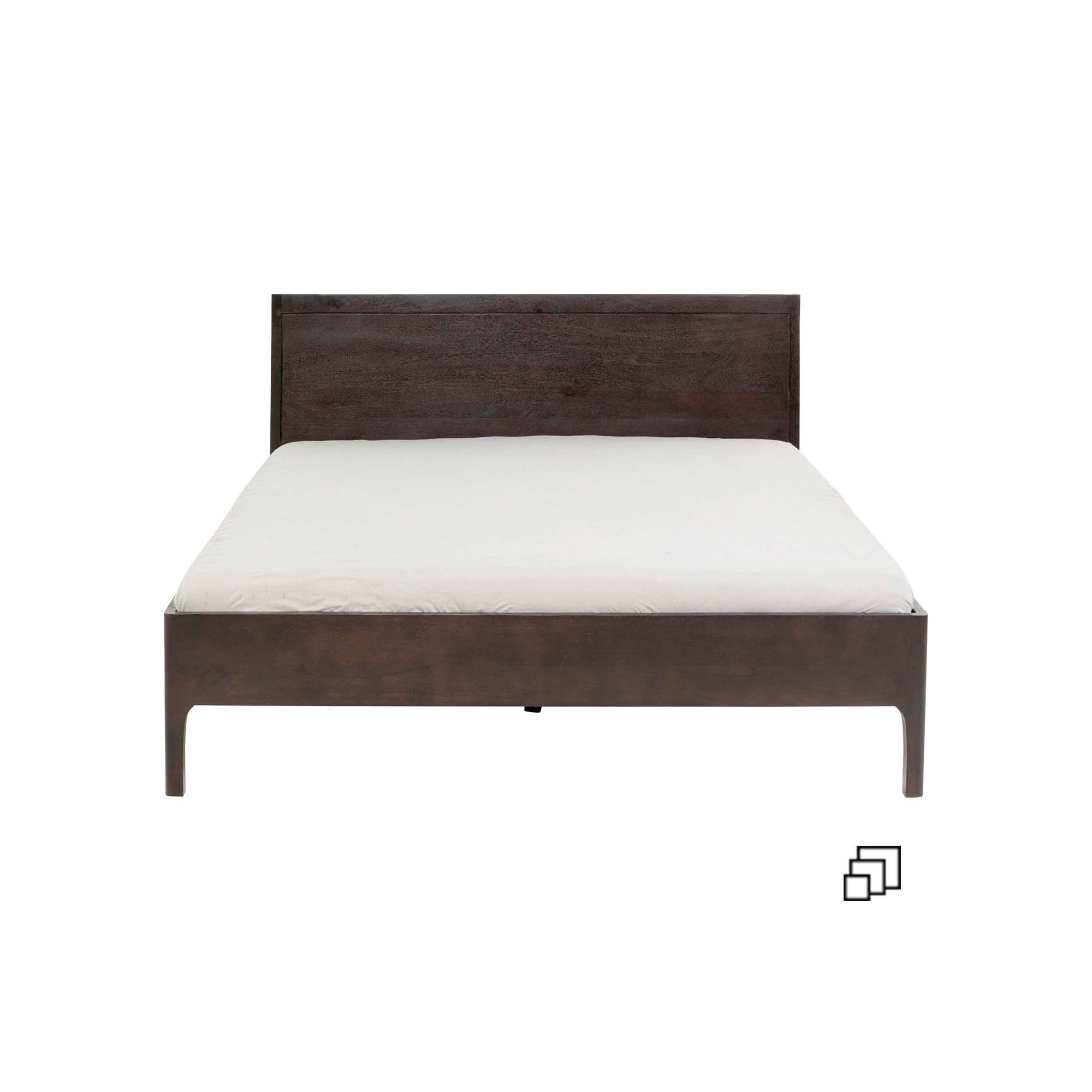 Bed Brooklyn Walnut Kare Design