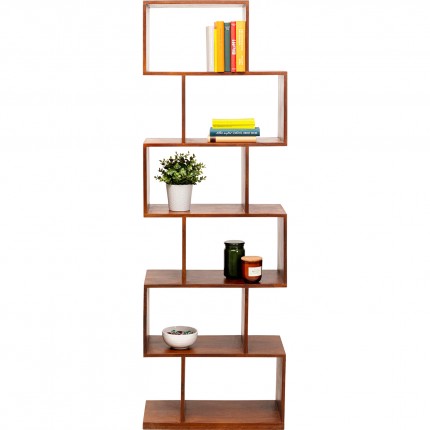 Bookshelf Authentico Zig Zag 180x60cm Kare Design