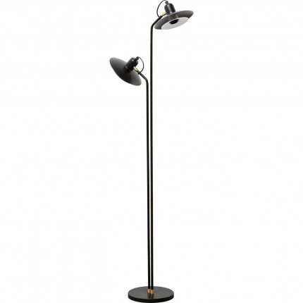 Floor Lamp Speaker Duo 149cm black Kare Design