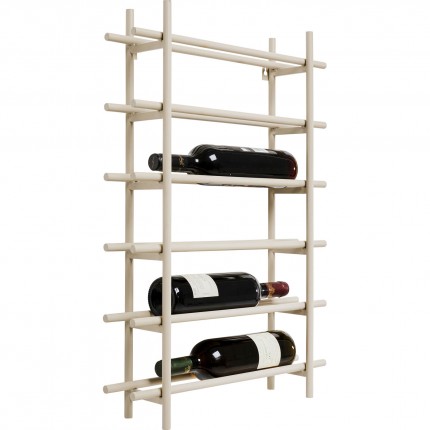 Wall Wine Shelf Cape Town 68cm beige Kare Design