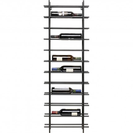 Wall Wine Shelf Cape Town 136cm black Kare Design