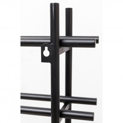 Wall Wine Shelf Cape Town 136cm black Kare Design