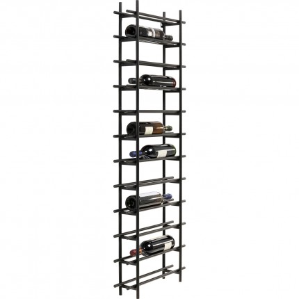 Wall Wine Shelf Cape Town 136cm black Kare Design