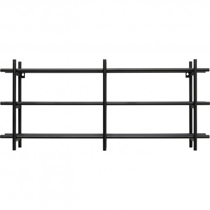 Wall Wine Shelf Cape Town 34cm black Kare Design